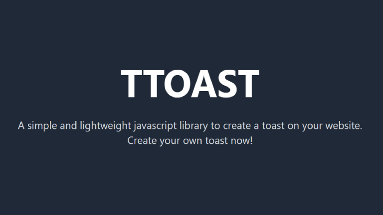 TToast - Create your own Toast